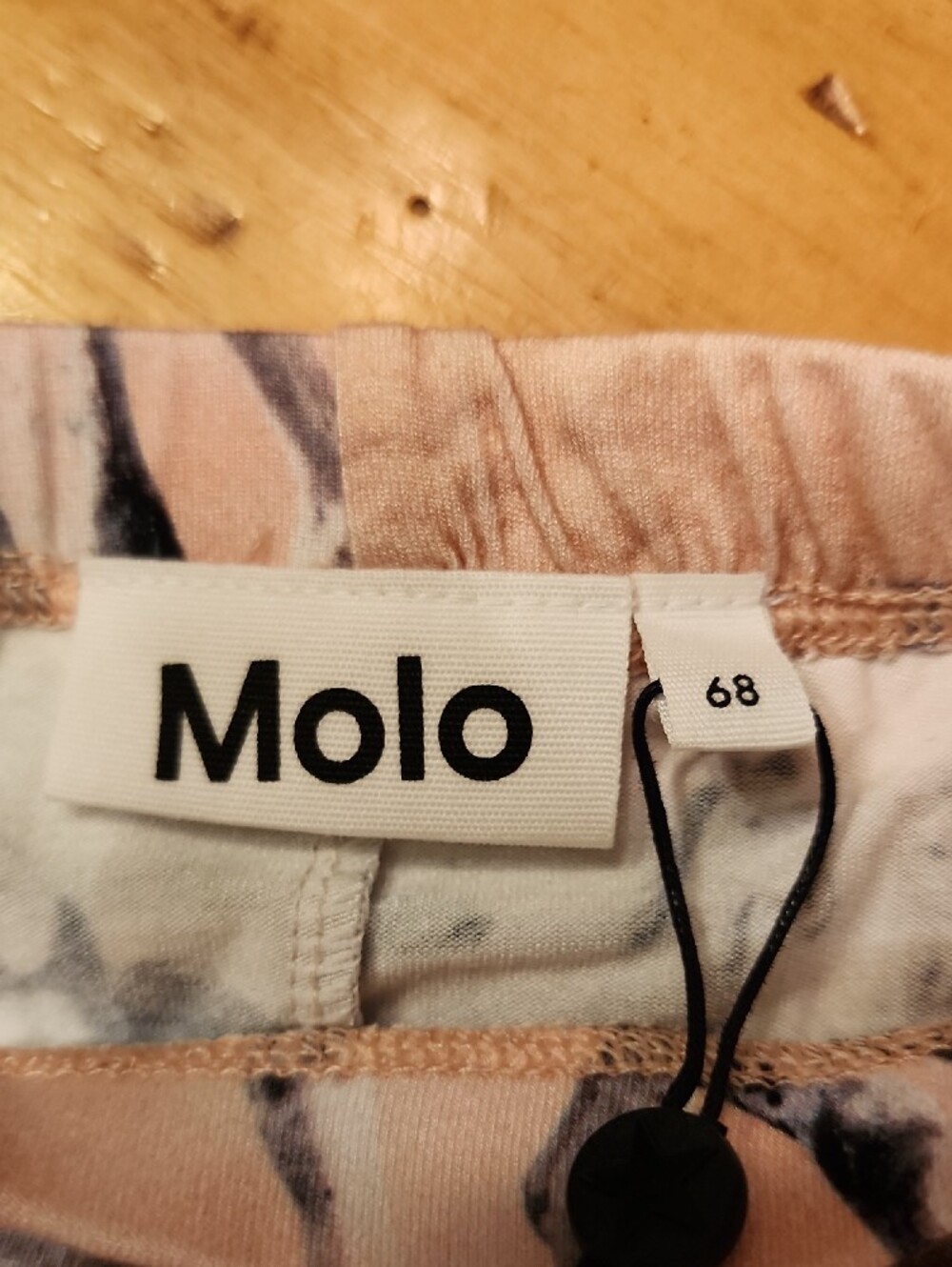 Molo Stephanie Wild Horses Horse Print Leggings in Pink and Brown Tones NWT - Picture 4 of 6
